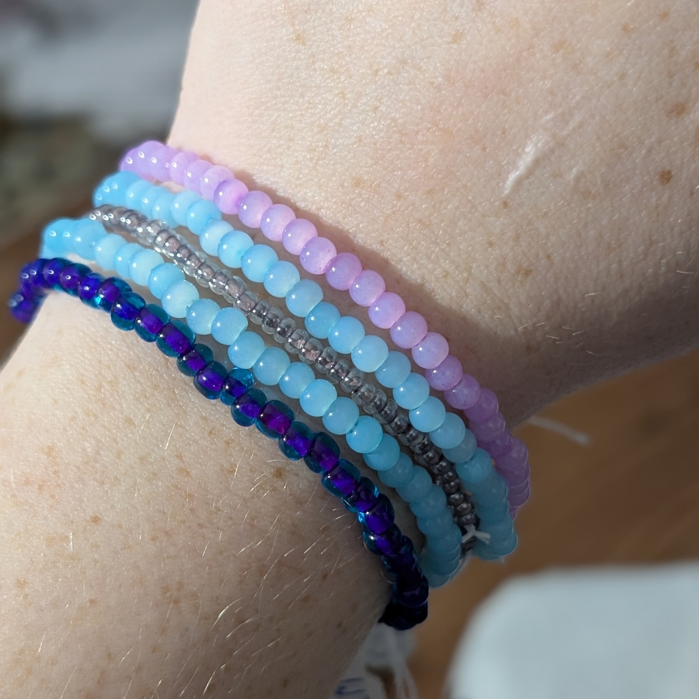 Multicolor Beaded Bracelet Set